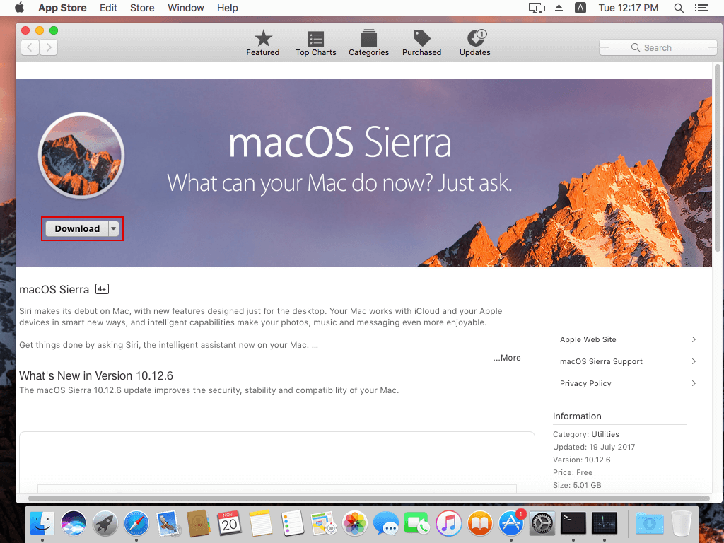 dmg file not opening mac sierra